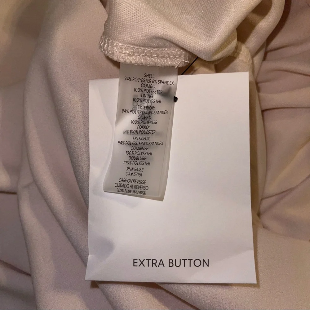 NWT Calvin Klein Crepe Scuba dress, Pale Pink Size 6P - Picture 5 of 6